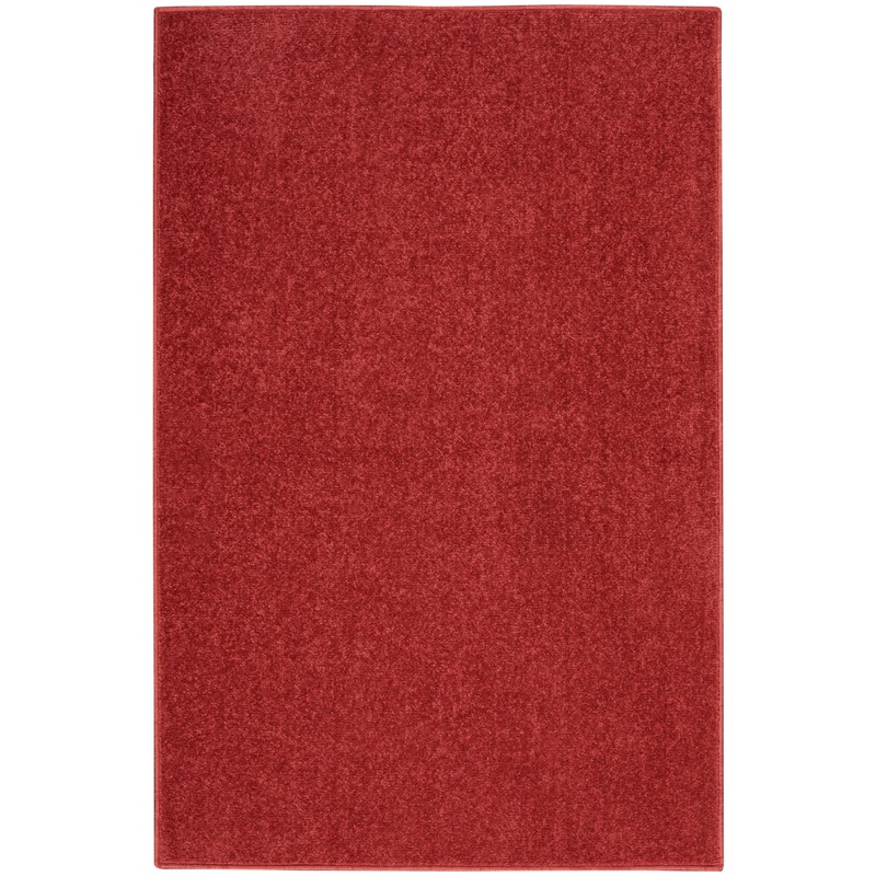 Nourison Essentials Brick Red Outdoor Rug