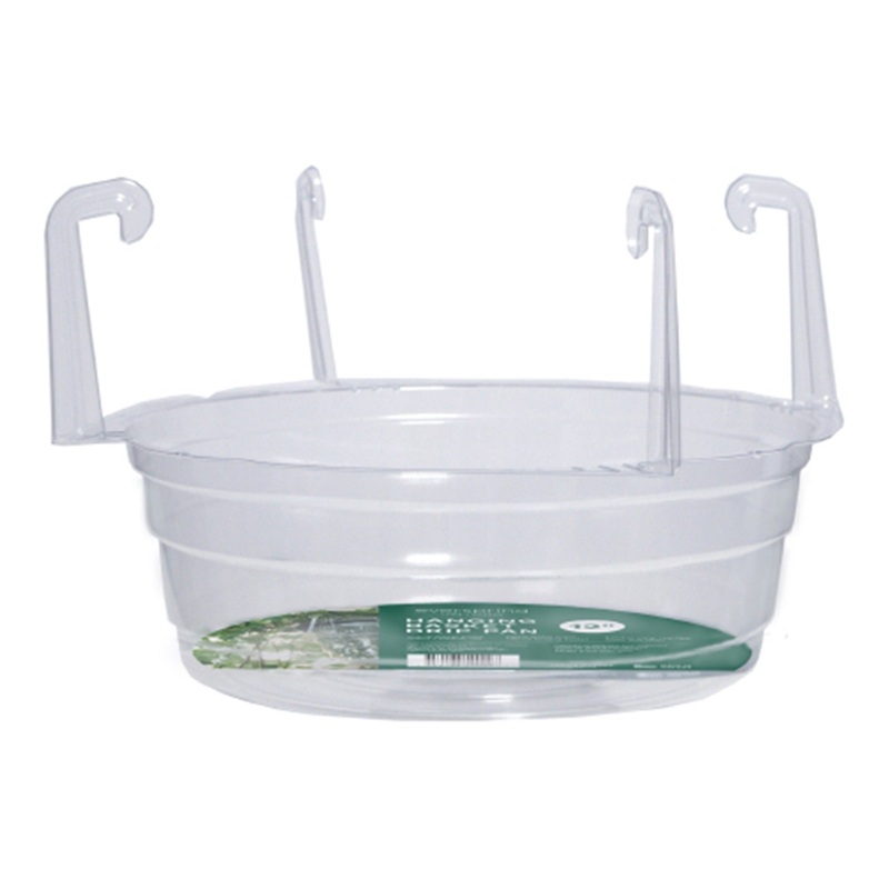 Curtis Wagner Hanging Basket Drip Pan, Clear, 12, Qty 1