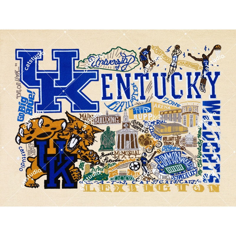 Kentucky, University of Collegiate Fine Art Print