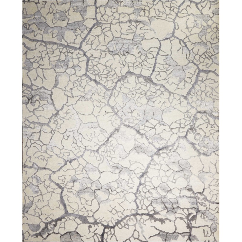 Nourison Divine 7’9″ x 9’9″ Ivory Modern Indoor Rug
