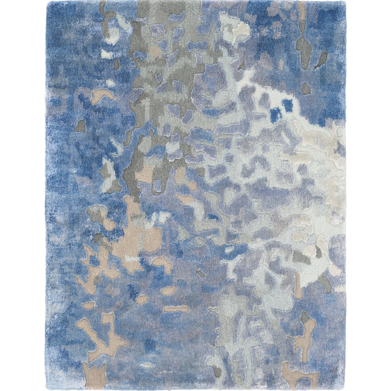 Nourison Prismatic 2′ x 3′ Denim Modern Indoor Rug