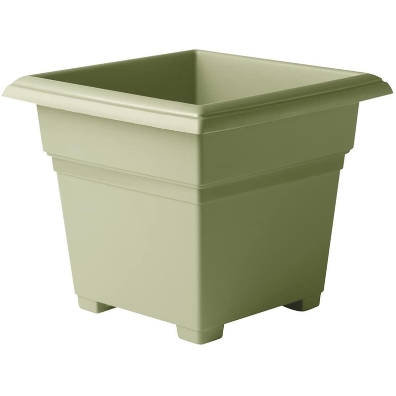 Novelty Countryside Square Tub Planter, Sage 18″