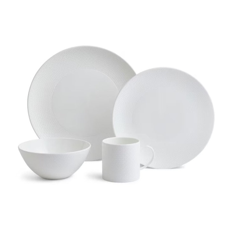 Wedgwood Gio 4 Pc. Placesetting, White