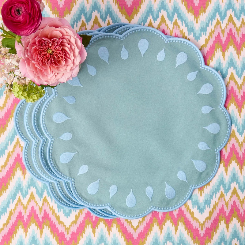 Bettina Blue Placemats (Set of 4)
