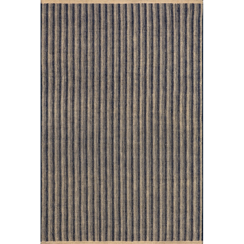 Lake Striped Jute Rug | Blue