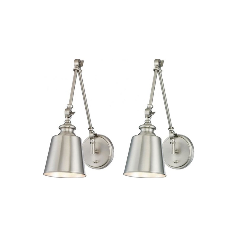 Meridian M90089 Adjustable Wall Light – Set of 2