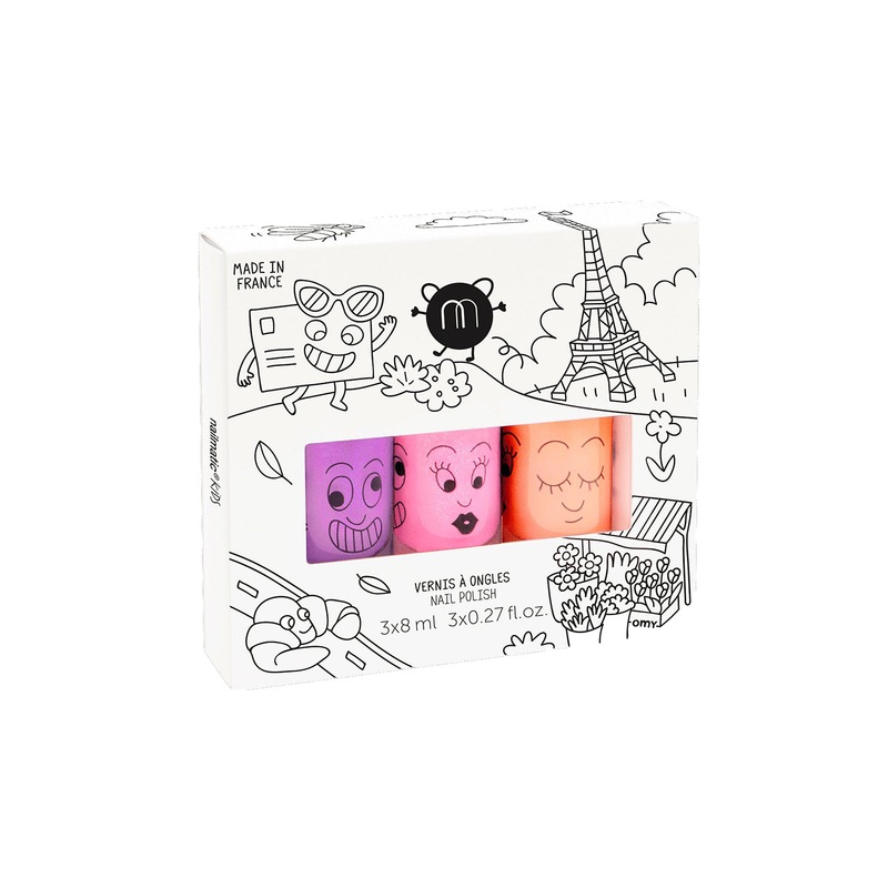 Nailpolish for Kids Set of 3 LAS PARIS