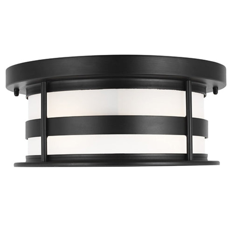 Generation 7890902 Wilburn 2-lt 13″ Outdoor Flush Mount