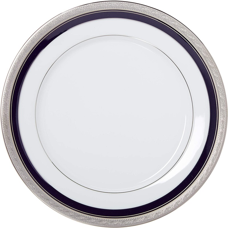 Noritake Crestwood Cobalt Platinum Dinnerware, Dinner Plate