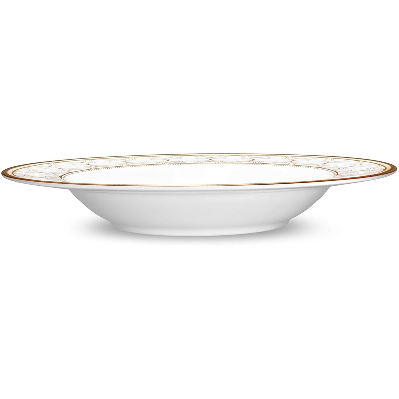 Noritake Trefolio Gold Bowl, Soup, 8 1/2″, 12 oz.