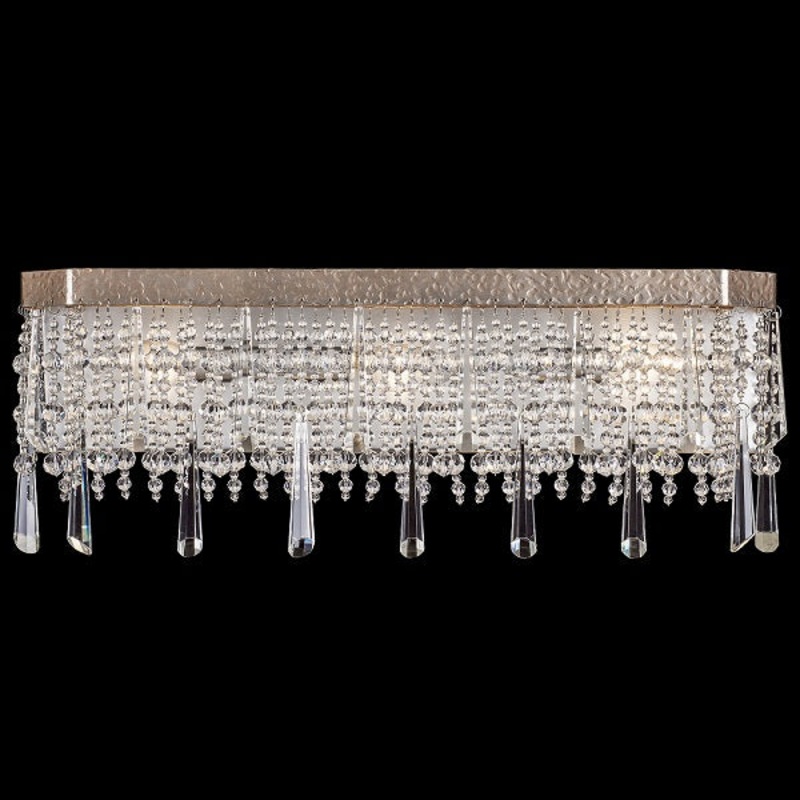 Varaluz 270B03 Barcelona 3-lt 21″ Crystal Vanity Light