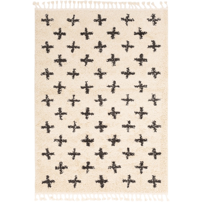 Berber Shag 23382 Machine Woven Synthetic Blend Indoor Area Rug by Surya Rugs