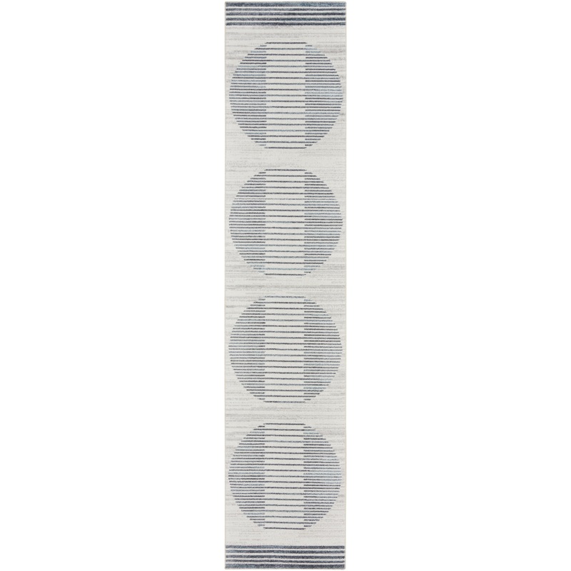 Nourison Home Astra Machine Washable ASW05 Mid-Century Modern Geometric Indoor Area Rug