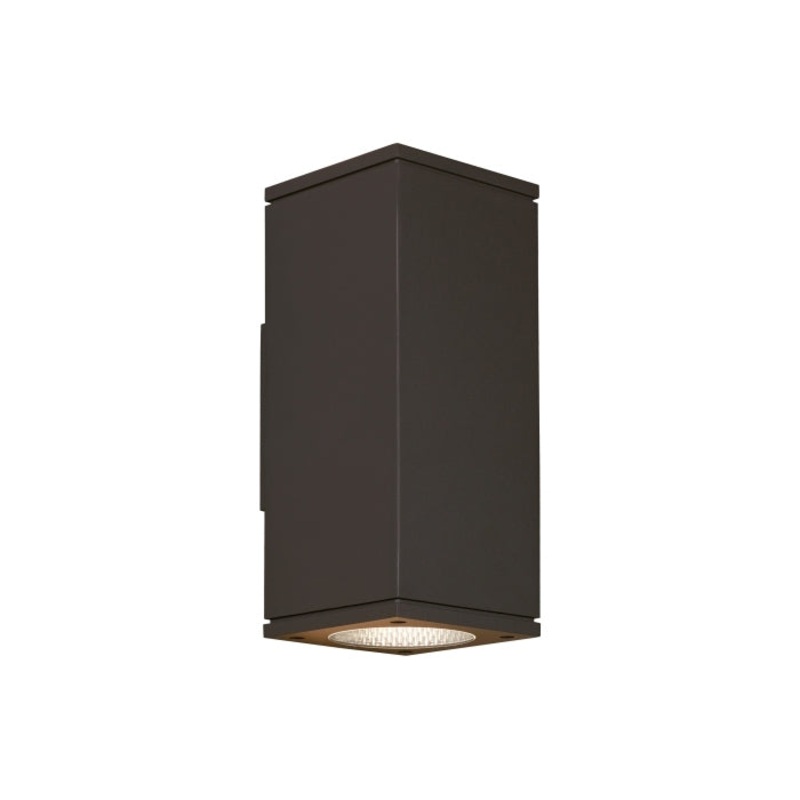 Visual Comfort 700OWTEG Tegel 12″ Tall LED Outdoor Wall Light, Up & Down Light
