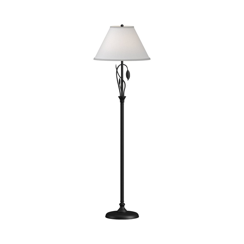Forged Leaves Vase Floor Lamp