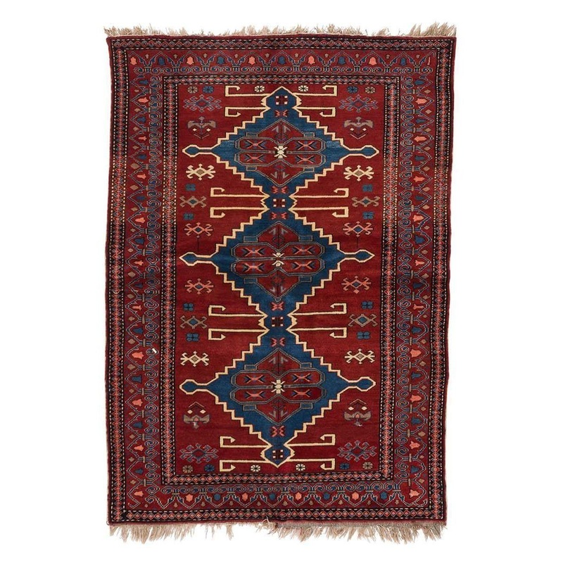 ANTIQUE CAUCASIAN RUG