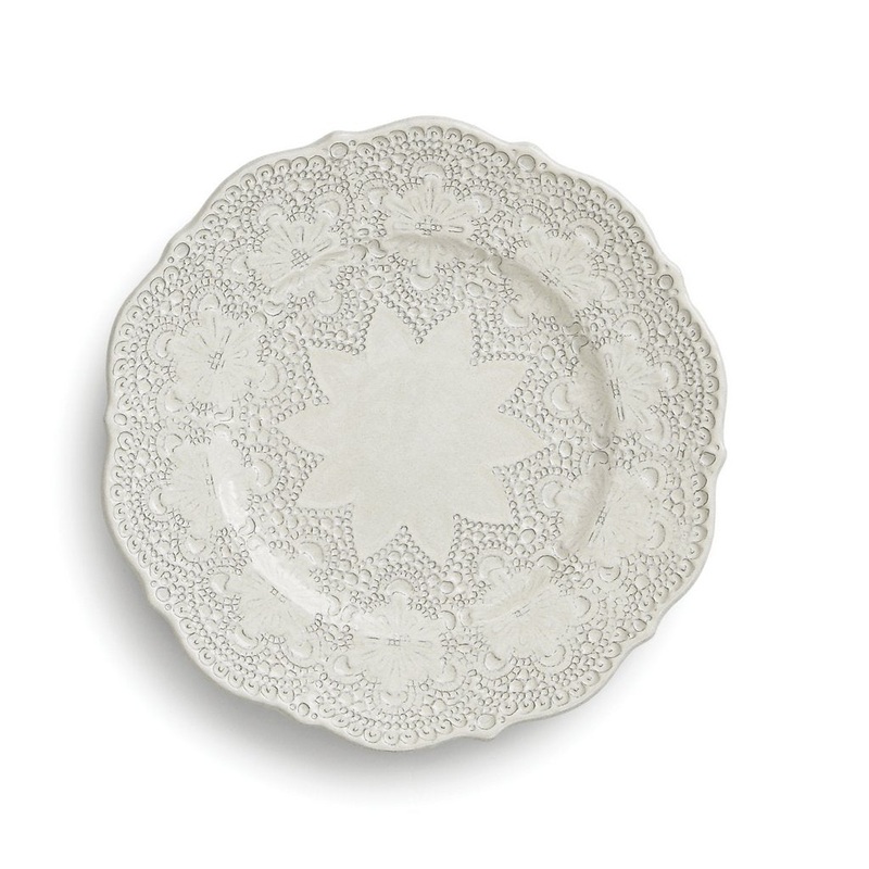 ARTE ITALICA: Merletto Antique Salad/Dessert Plate