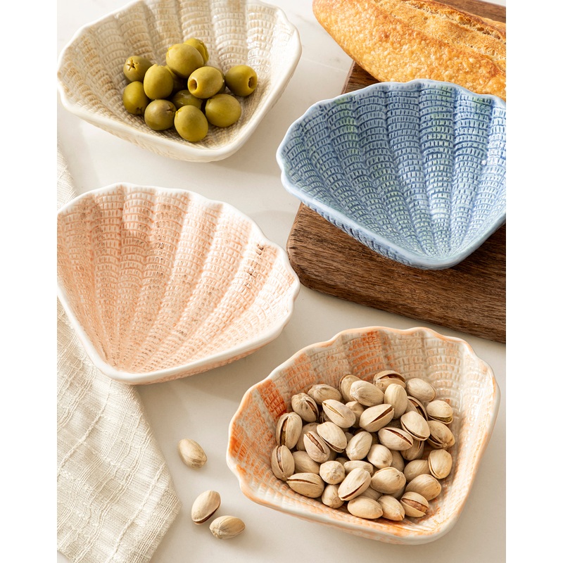 Aurelie Shell Shaped Bowls (Set of 4)