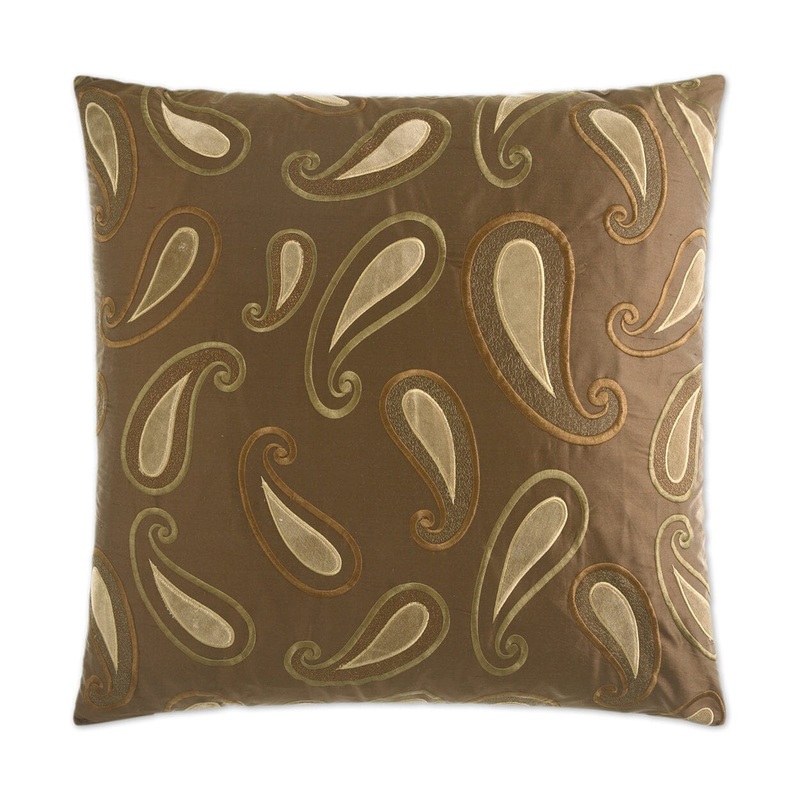 D.V. Kap Terme 24″ x 24″ Decorative Throw Pillow  | Brown