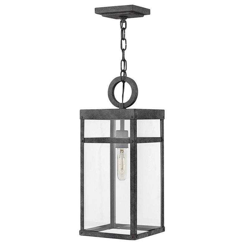 Hinkley 2802-LL Porter 1-lt 8″ LED Outdoor Hanging Lantern