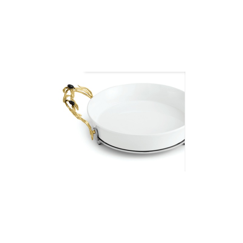 Michael Aram Olive Branch Pie Dish