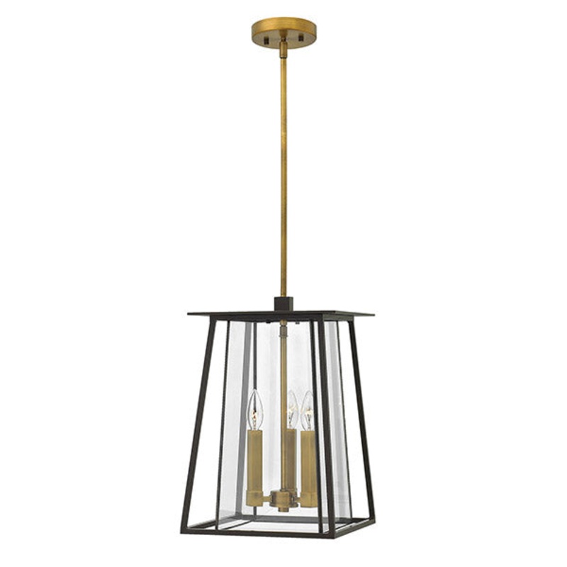 Hinkley 2102 Walker 3-lt 12″ LED Outdoor Pendant