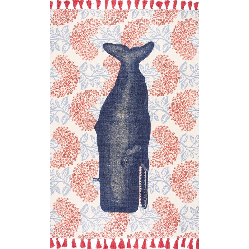 Whale Seascape Rug | Multicolor