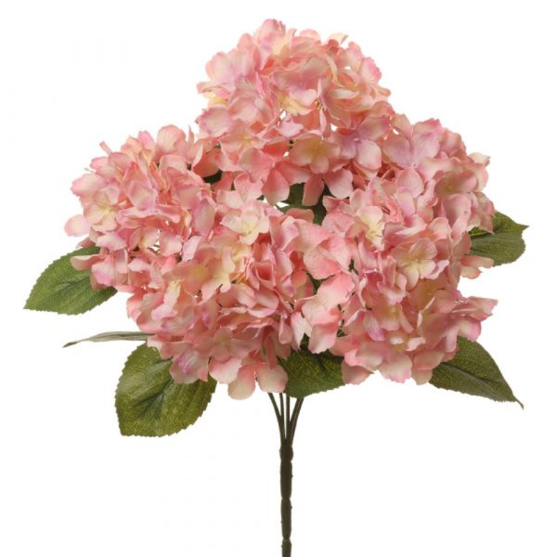 18″Hydrangea Branch Pink
