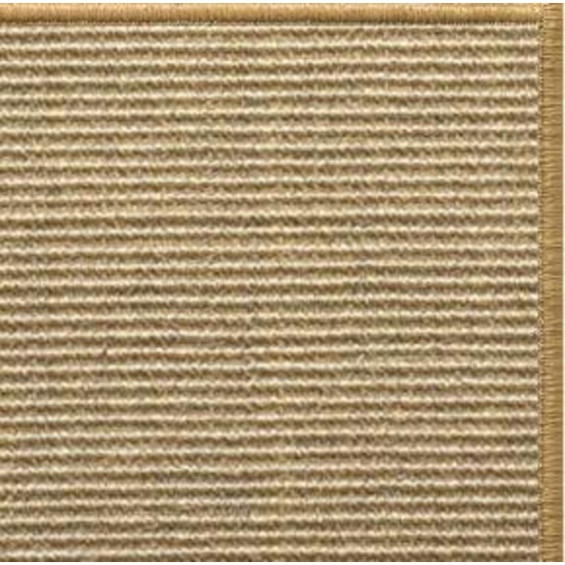 Bone Sisal Rug with Serged Border (Color 200)