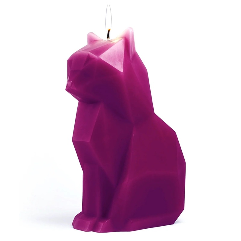 Candle Kisa with Skeleton Burgundy