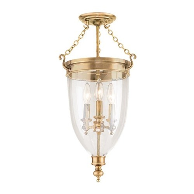 Hudson Valley 141 Hanover 3-lt 12″ Semi Flush
