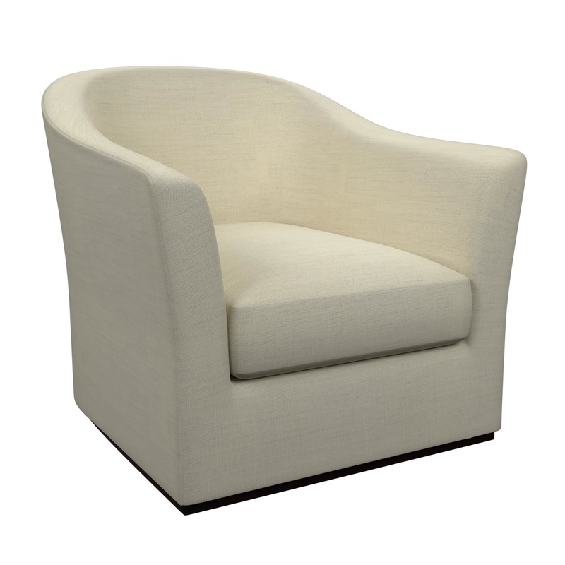 Thunderbird Swivel Chair | Estate Linen Ivory