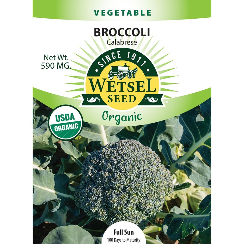 Wetsel Seed Organic Calabrese Broccoli Seed