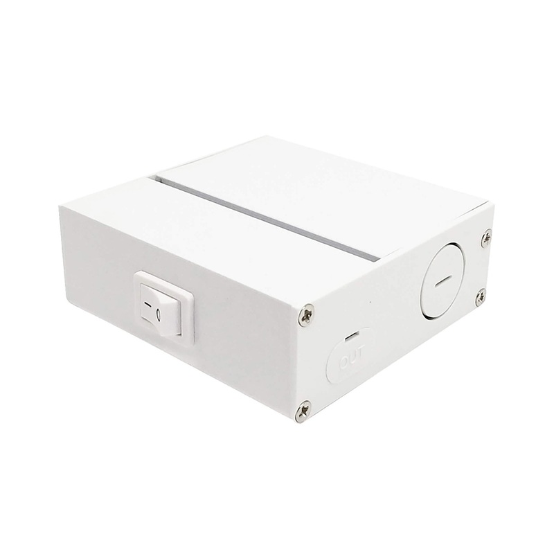 Junction Box For 120V Powerled Linear Undercabinet Lighting and Puck Light