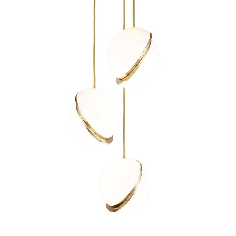 Lee Broom Mini Crescent Chandelier 3 Piece