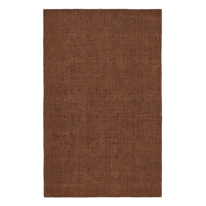 Afton Tufted Wool Custom Rug | Caramel