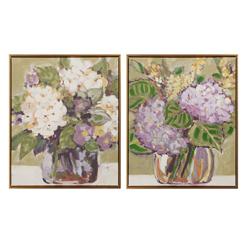 Hydrangea Vase Framed Wall Art – 2 Styles