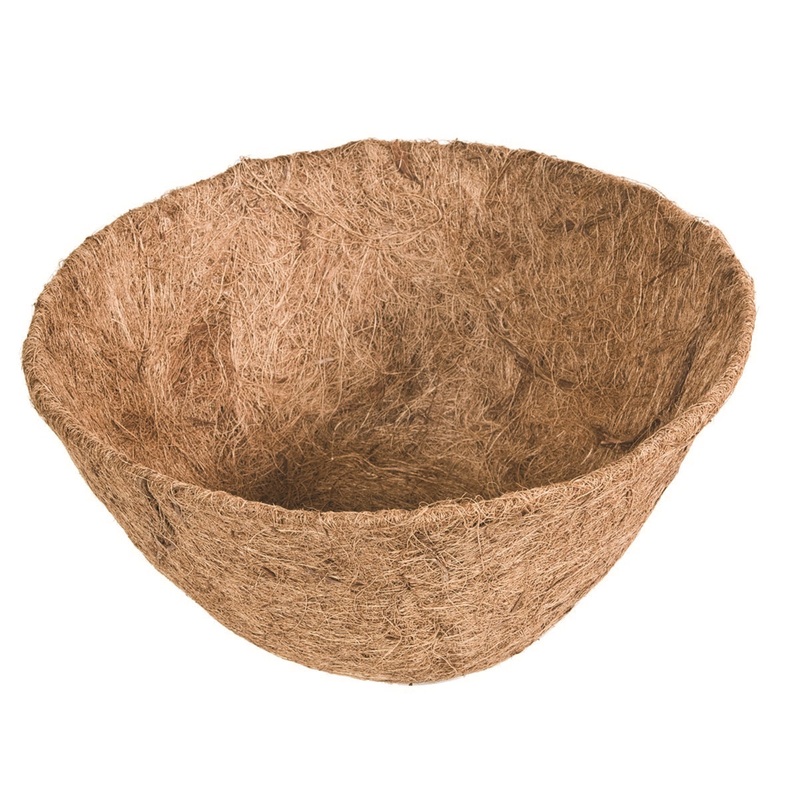 Panacea Round Coco Fiber Replacement Liner, Brown, 10″ x 5″