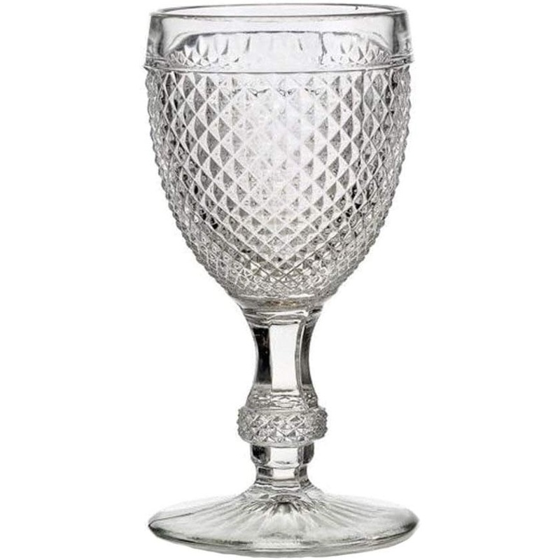 Vista Alegre Frosted Goblet, set of 4
