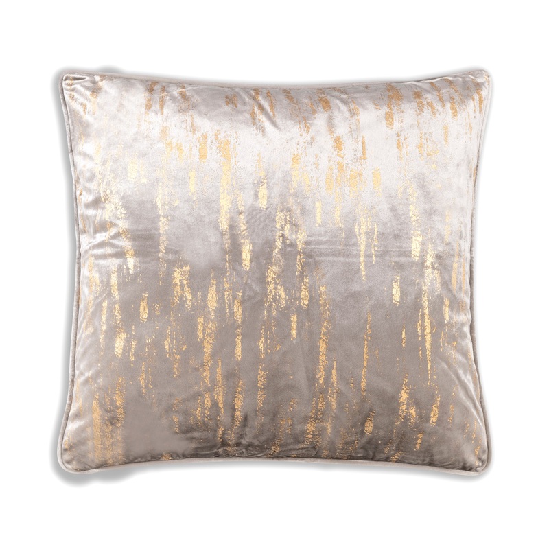 Arian Gray Gold Euro Sham