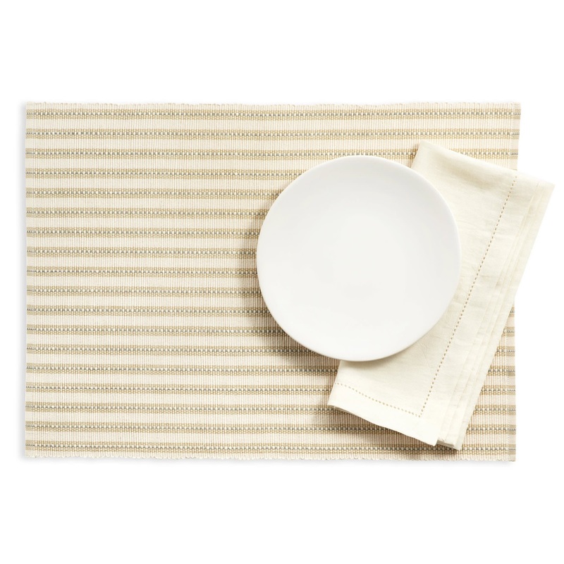 Bell Stripe Placemat Set of 4 | Natural