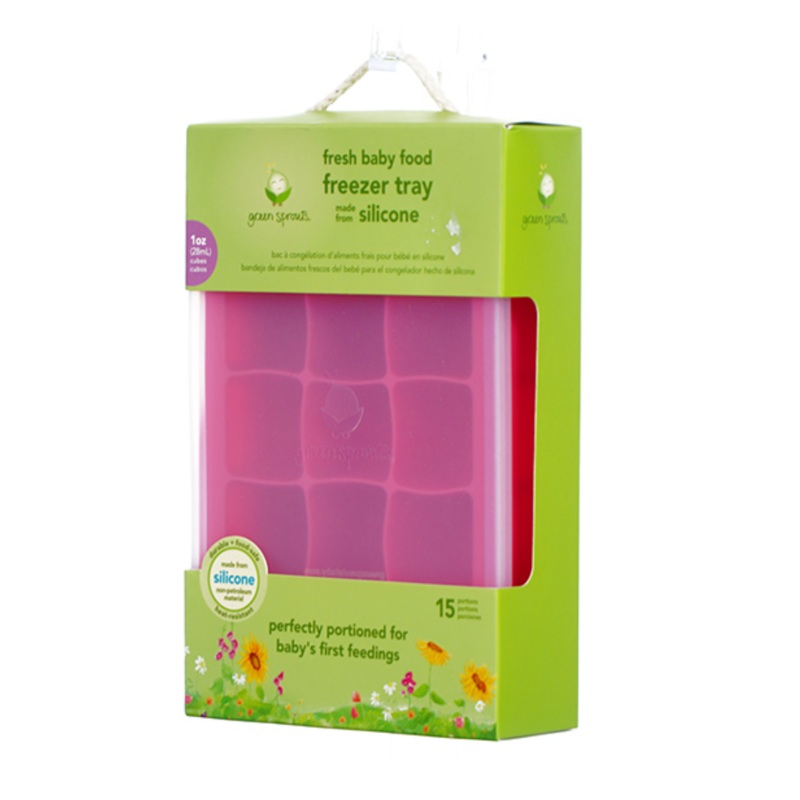 Fresh Baby Food Freezer Tray-Pink