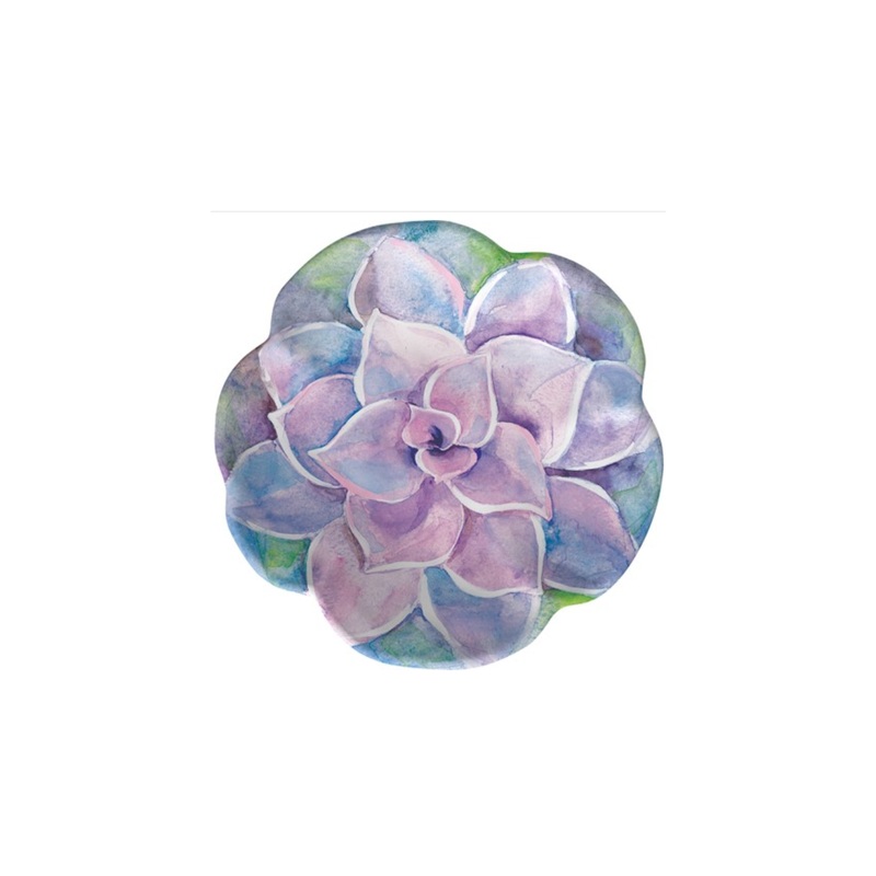 Merritt International Sweet Succulent Salad Plate