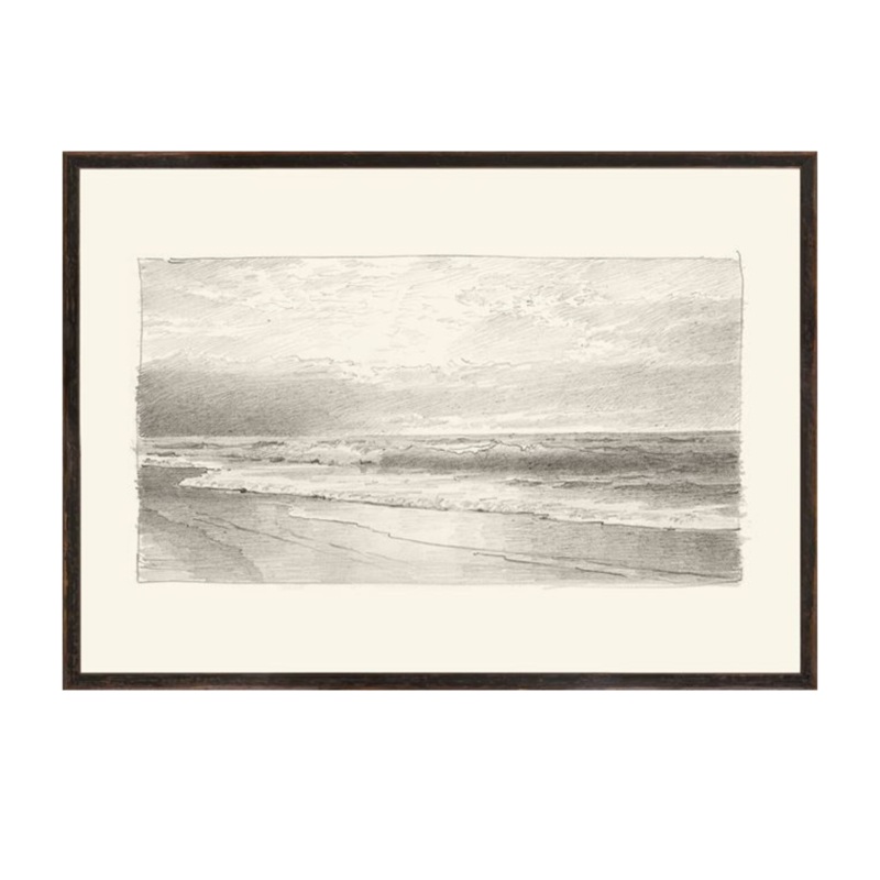 “Ocean Horizon II” Framed Art Print