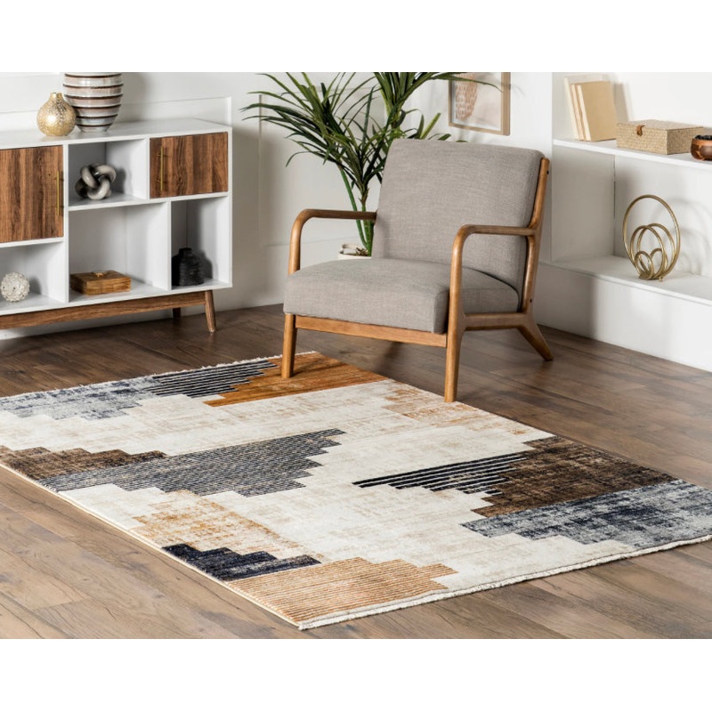 10′ x 13′ Vanita Transitional Southwestern Fringe Area Rug