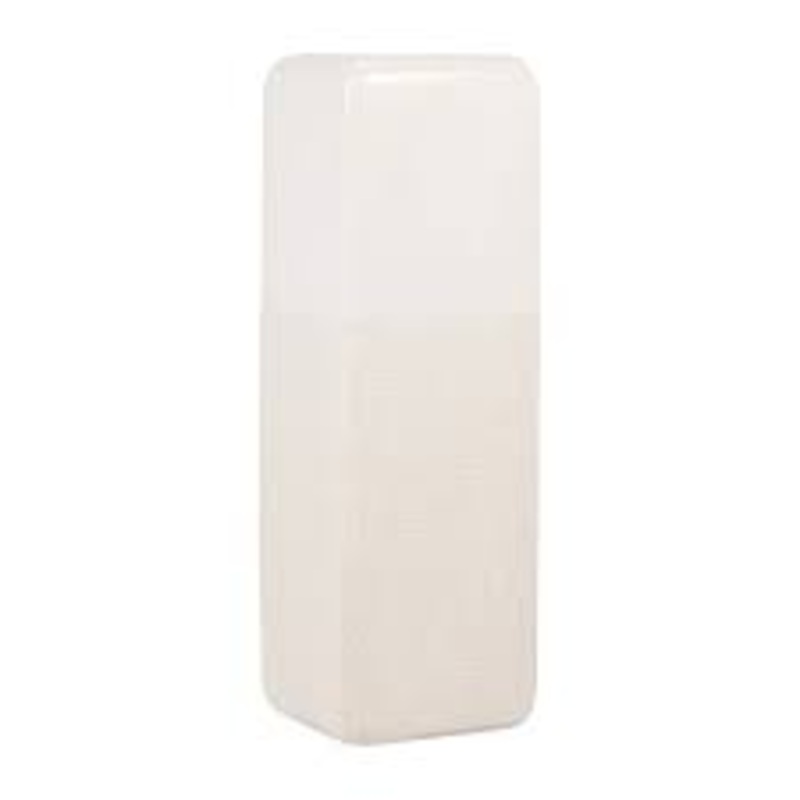 Ivory Grooved Square Vase