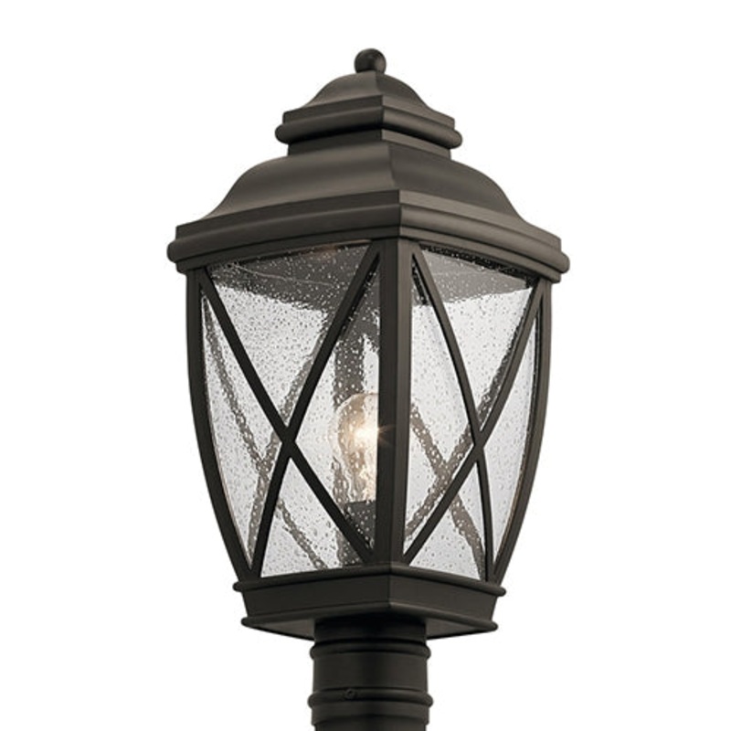 Kichler 49843 Tangier 1-lt 20″ Tall Outdoor Post Mount