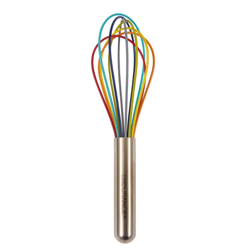 RSVP Endurance Silicone Rainbow Whisk 8″