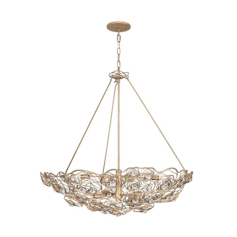 Varaluz 500P08 Ethereal Rose 8-lt 33″ Pendant
