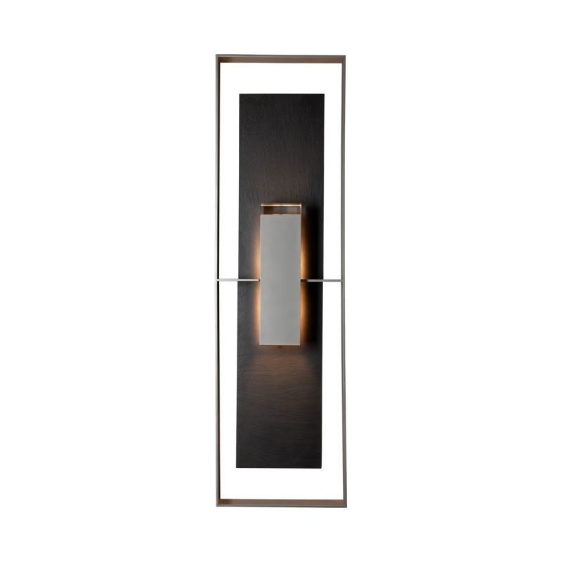 Hubbardton Forge 302669 Shadow Box 2-lt 45″ Tall Outdoor Wall Sconce